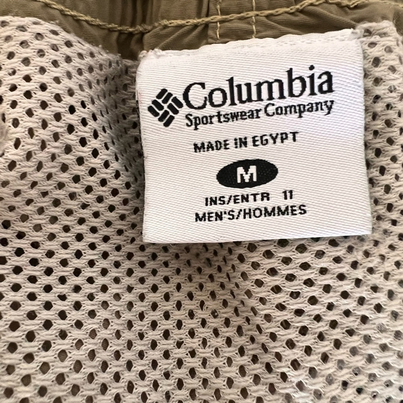 Columbia Beige Utility Cargo Shorts Size M - Picture 5 of 6
